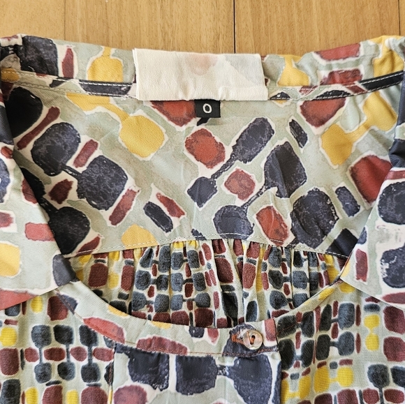 Catelac Blouse - Size 0 - 100% Cotton - mother-of-pearl buttons - Picture 7 of 8